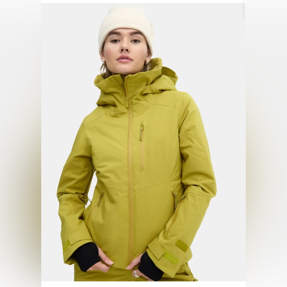 NEW HALFDAYS Lawrence Ski Snow Jacket Medium NWT Mustang Green